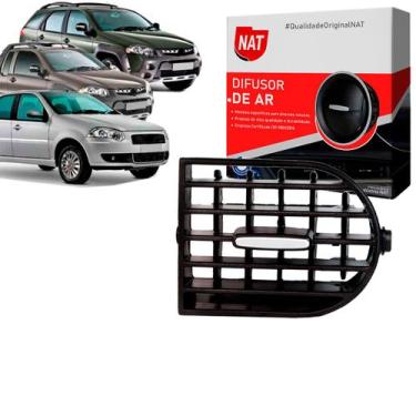 Imagem de Difusor Saida De Ar Palio Adv. 2013 Até 2020 Siena EL 2013 Até 2016 St