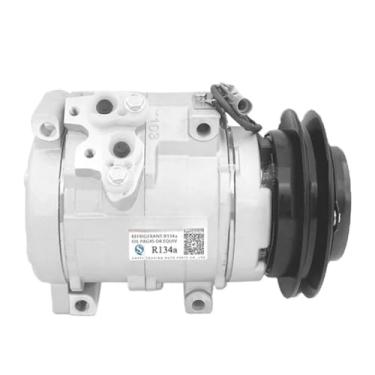 Imagem de Compressor de ar condicionado 10S17C compatível com Prado Hiace 883202F030 883206A230 884106A050 8841035410 4472205170 4471805400