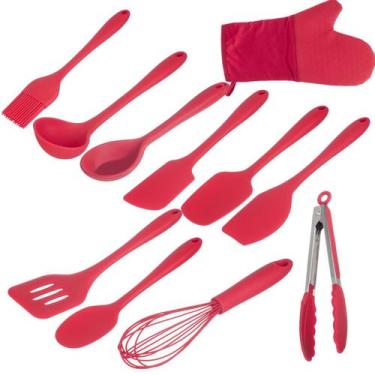 Imagem de Kit Completo de Silicone Vermelho Weck