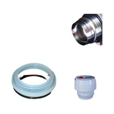 Imagem de Tampa de Garrafa Térmica de Vácuo (4,5cm e 5,2cm) - Kit com 5 Peças e 