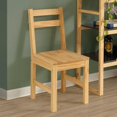 Imagem de Conjunto 2 Cadeiras De Madeira Maciça Mandacaru Amendoa