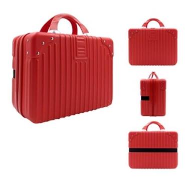 Imagem de Maleta Frasqueira Viagem de Mão Abs Reforçada - Sunoro, Vermelho