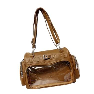 Imagem de kowaku Bolsa Ita Bag DIY Bolsa de exposição de bonecos para Halloween, compras, presentes de aniversário, Cáqui