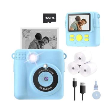 Imagem de Câmera Instantânea Infantil HD Digital Com Vídeo Portátil Para Meninas
