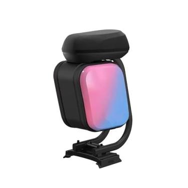 Imagem de Kitegrese Assento de scooter multifuncional, acolchoado de espuma de absorção de choque espesso, sela de scooter elétrica com bolsa de armazenamento de 10 L para Segway Ninebot ZT3Pro (colorido)