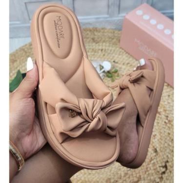 Imagem de Sandália Feminina Ultra Conforto Versátil Laço Moda Modare, Nude, 36