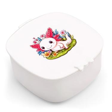 Imagem de BJDAMAI Caixa organizadora de acessórios de cabelo pequenos para meninas, crianças, adolescentes, mulheres, grampos de cabelo, laços/bandas, pinos, presilhas/elásticos organizador e armazenamento