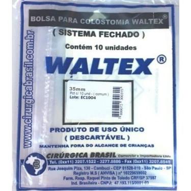 Imagem de Bolsa de Colostomia Waltex - 35 mm - Com 10 unidades - Cirurgica Brasi
