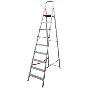 Imagem de Escada de alumínio 9 degraus residencial - ESC0068 - Botafogo