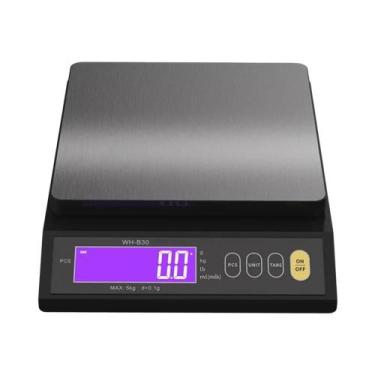Imagem de Balança De Cozinha Recarregável À Prova D'água 5kg 10kg Display LCD Fe