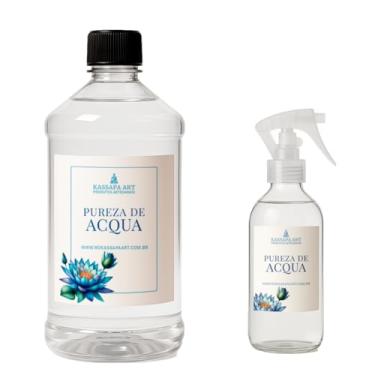 Imagem de Kit Aromatizador De Ambientes 200 ml + Refil De 1 L - Inspiração Grandes Marcas (Acqua)