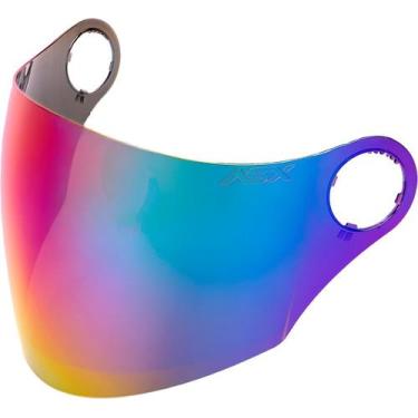 Imagem de Viseira asx city air iv01 revo fume rainbown - ASX Capacetes