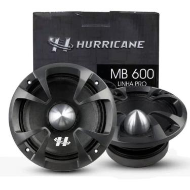 Imagem de Par hurricane 6 polegadas mb 600 médio grave 500wrms 8 ohms 