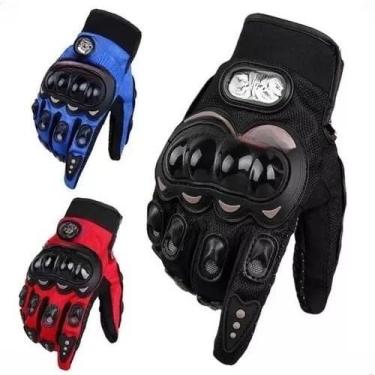 Imagem de Par Luva Moto Motoqueiro Motociclista Motoqueiro Motocross Bike Trilha Proteção Mãos (Aleatório)