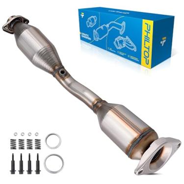 Imagem de PHILTOP Conversor catalítico direto para Versa 2007 2008 2009 2010 2011 2012 2013 2014 2015 2016 1.6L 1.8L, conversor catalisador de entrada/saída de aço inoxidável 53794 (reclamação EPA)