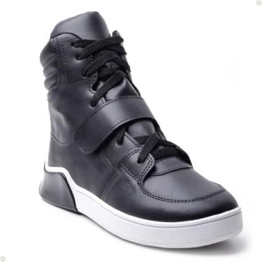 Imagem de Bota Tenehi Preta Feminina com Velcro Academia Confortavel Moderno (preto, BR, Adulto, Numérico, 35)