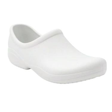 Imagem de Sapatilha Tênis Meia EPI Hospitalar Enfermagem Cozinha Confortável Impermeável Leve e Macio Cozinha e Hospital (Branco, BR, Adulto, Faixa Numérico, 34, 35)