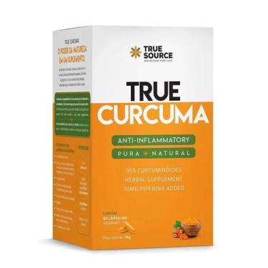 Imagem de Açafrão-da-terra + Piperina 95% Curcuminóides - 60 Caps - True Source,