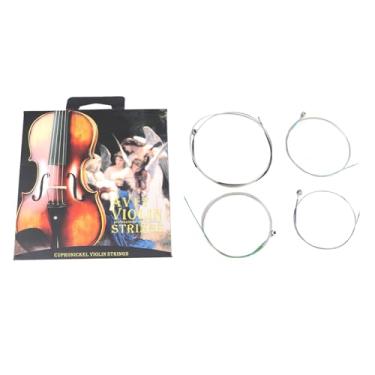 Imagem de Conjunto de cordas de violino profissional 4pcs G D A E Aço arame de aço limpo Voz Full Wear resistente a serem duráveis ​​fáceis de instalar para músicos de violinistas