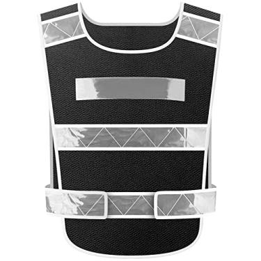 Imagem de Colete refletivo de corrida em 5 cores para adultos, colete de alta visibilidade para segurança no trânsito de escalada