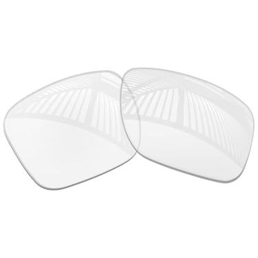 Imagem de MYCOURAG Lentes de reposição com proteção UV para óculos de sol RayBan Meta Wayfarer RW4006 50 mm - HD transparente, antiluz azul, não polarizada