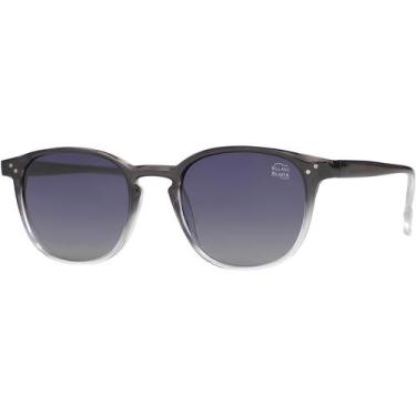 Imagem de Óculos de Sol Feminino Original Degradê Redondo Polarizado UV400 Trans