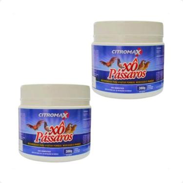 Imagem de Kit 2 Xô Pássaros Citromax Livre de Pássaros - 300g