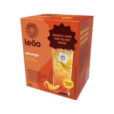 Imagem de Chá Leão Drinks Pêssego 10 Sachês 20g