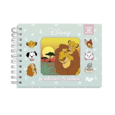 Imagem de DAC - Caderno de Desenho Smart com 30 Adesivos e 48 folhas para Colorir - Disney Classics