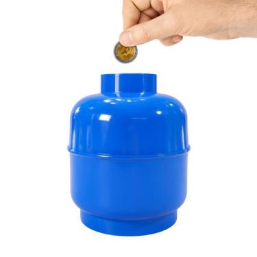 Imagem de Cofrinho Botijão Guarda Moedas Cofre Plástico Cores Diferen - Cofrinho