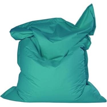 Imagem de Sxbcya Retagular Swimmig Pool Floatig Bea Bag Pouf Cover O Filler Impermeável Travesseiro De Praia Sac Salo Sofá-cama Chaise Louge, Sea Blue, 140x180cm-cover