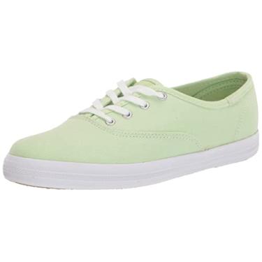 Imagem de Keds Tênis de lona Champion feminino, Verde pátina, 7.5