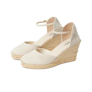 Imagem de Soludos Sandália feminina Marseille Wedge Espadrille, La Concha Ivory 1, 41