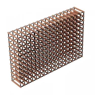 Imagem de hezhuhe2258 Suporte de vinho para armazenamento de vinho rack de armazenamento de vinho armário de vinho doméstico comercial loja de vinho adega adega rack de vinho de madeira maciça rack de vinho