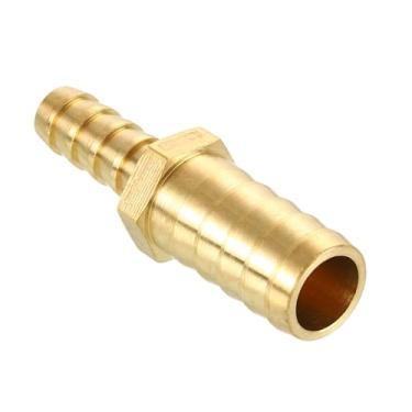 Imagem de Kozelo Pacote com 1 acessórios de mangueira de latão Farpas de mangueira de 1/5.1 cm para conexões de 5/40.6 cm para máquinas domésticas, banheiras de massagem e sistemas de irrigação