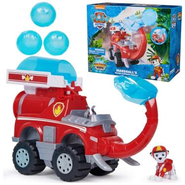 Imagem de Caminhão de Bombeiros Marshall Elephant com Lançador de Projéteis e Boneco de Ação para Crianças Acima de 3 Anos, Patrulha Canina
