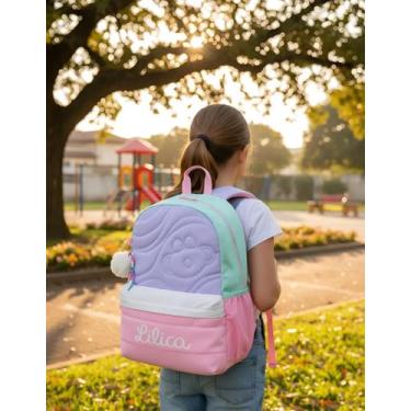 Imagem de Mochila De Costas Lilica Ripilica Lovit Creamy Lançamento