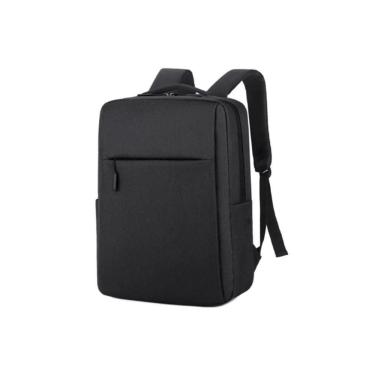 Imagem de Porta USB de mochila para notebook masculino de 14-15,5 polegadas preta