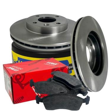 Imagem de Kit Discos e Pastilhas de Freio Dianteiro Compatível com Onix Prisma Cobalt – HF51C + RCPT13680