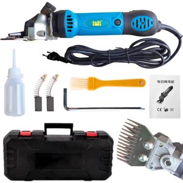Imagem de Tosquiadeira Máquina Tosa 550W Kit Lâminas Ovelha Carneiro