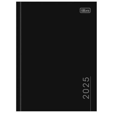 Imagem de Agenda 2026 Pepper Preta Tilibra Costurada