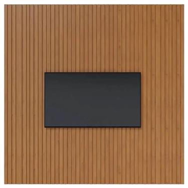 Imagem de Painel New Versatti Sem Nicho 226cm Para Tv Até 70 Polegadas Fabrimóveis Cor Nature