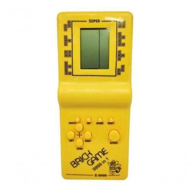 Imagem de Mini Game Retrô Portátil Brick Game 9999 In 1 Amarelo