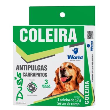 Imagem de Coleira Antipulgas e Carrapatos Dugs para Cães 1 Unidade 17g