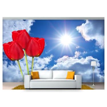 Imagem de Papel De Parede Flores Floral Flor Natural 3D  Nfl245 - Você Decora