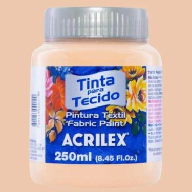 Imagem de Tinta para Tecido Fosca 250ml Acrilex - Cores Quentes - 04125, AMARELO