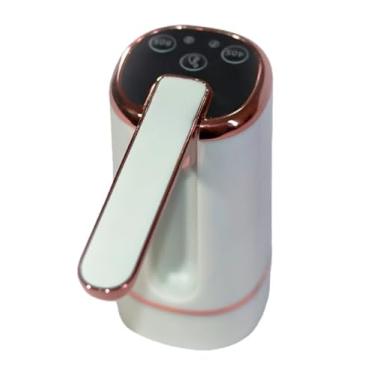 Imagem de Bomba Elétrica Dispenser De Galão Universal Com Carregamento USB Para Galão Garrafão De Água luxo Bebedouro para casa para Casa e Churrasco(Branco/rosê)