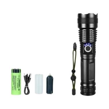 Imagem de Lanterna LED Recarregável Super Brilhante, Portátil, Ultra Potente, De