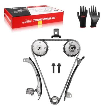 Imagem de YA-MAYPAY Kit de corrente de distribuição VVT compatível com Toyota Highlander Sienna Venza Avalon RAV4 Camry 2.5L 2.7L 2.7L 2016 para Lexus ES300H NX300H Substituir 13506-36010 13070-0V010 13050