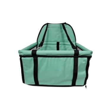 Imagem de Cadeirinha Assento Cadeira Pet de Carro para Cães Cachorro Gatos ATÉ 10KG -Transporte Passeio Viagem(Verde Água)